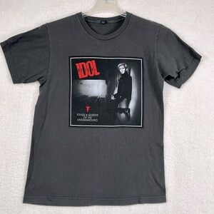 Billy Idol Graphic Kings & Queens Of The Underground  concert tour T-shirt sz S